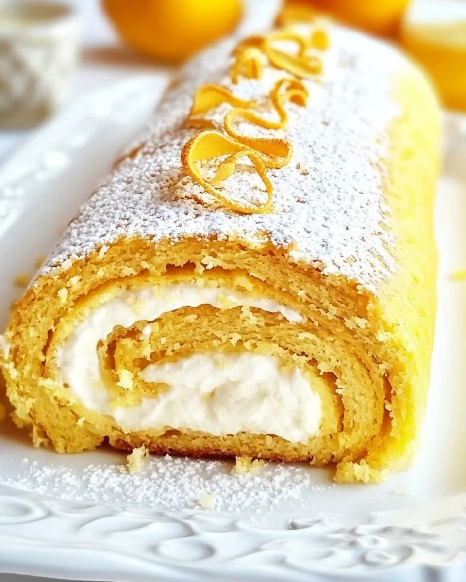 Lemon Swiss Roll