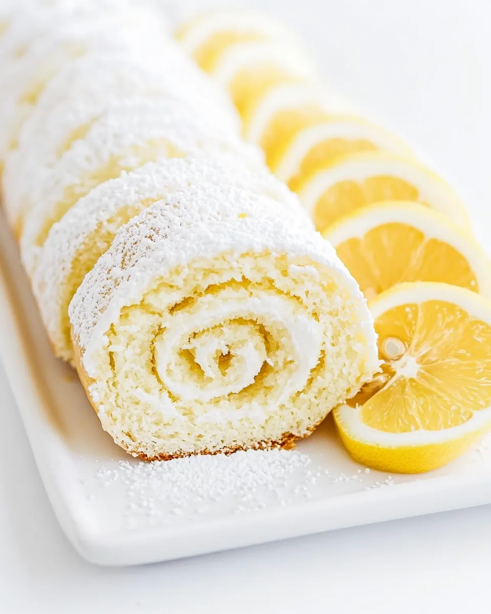 Lemon Swiss Roll