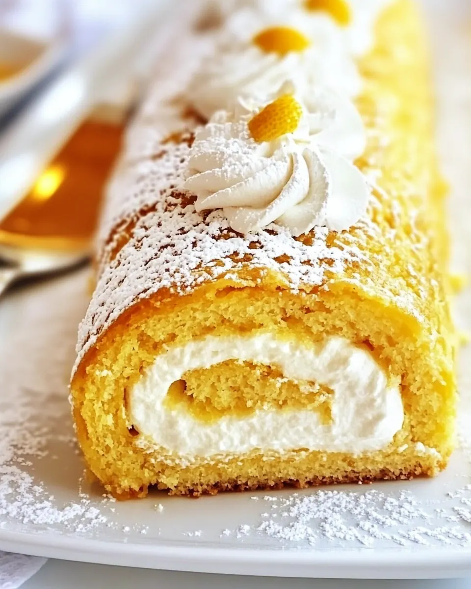 Lemon Swiss Roll