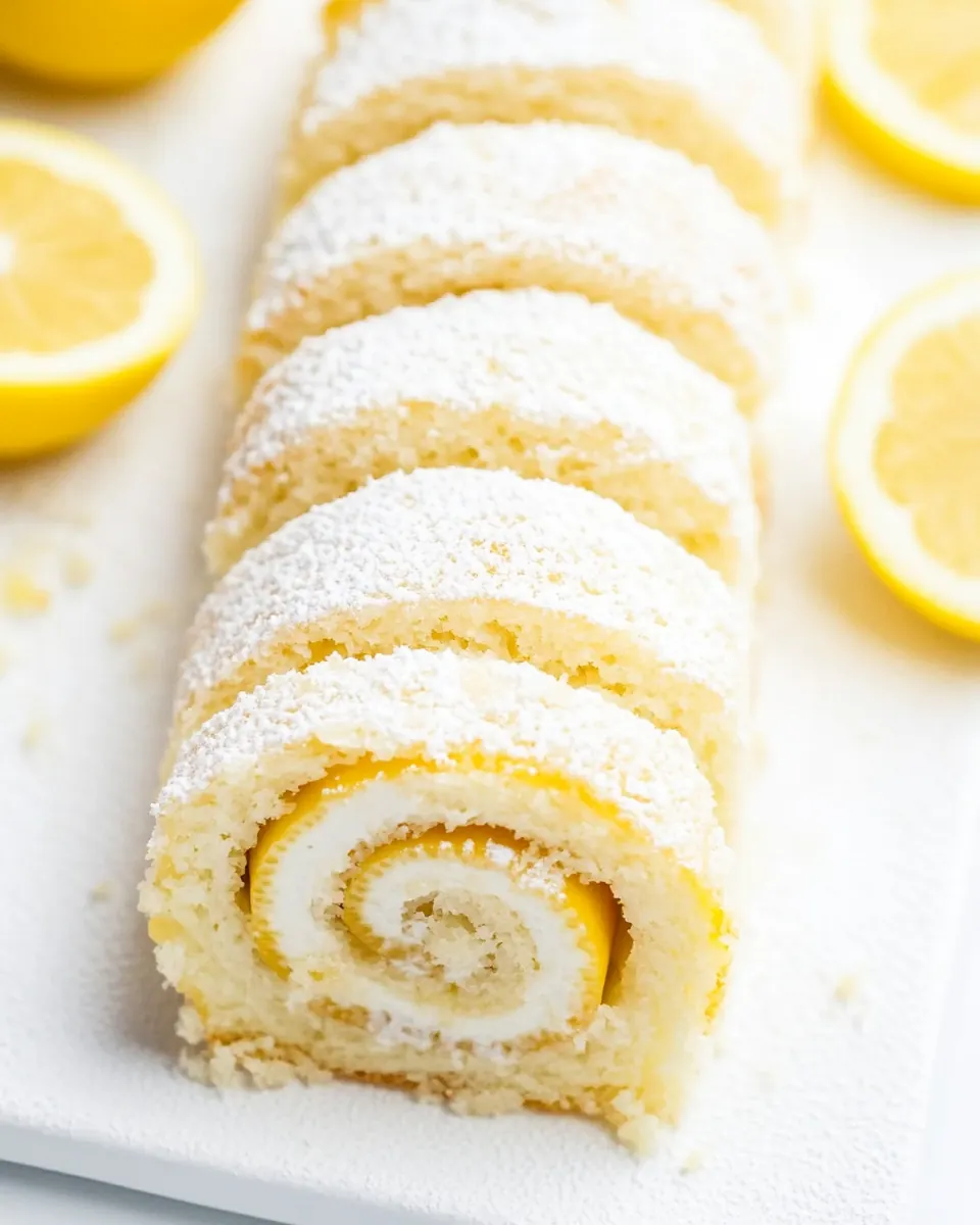 Lemon Swiss Roll