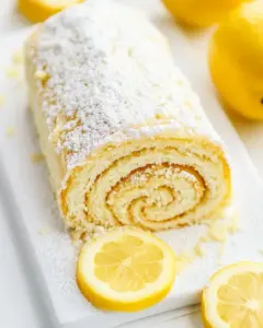 Lemon Swiss Roll