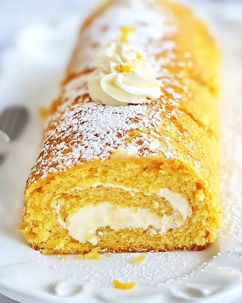 Lemon Swiss Roll