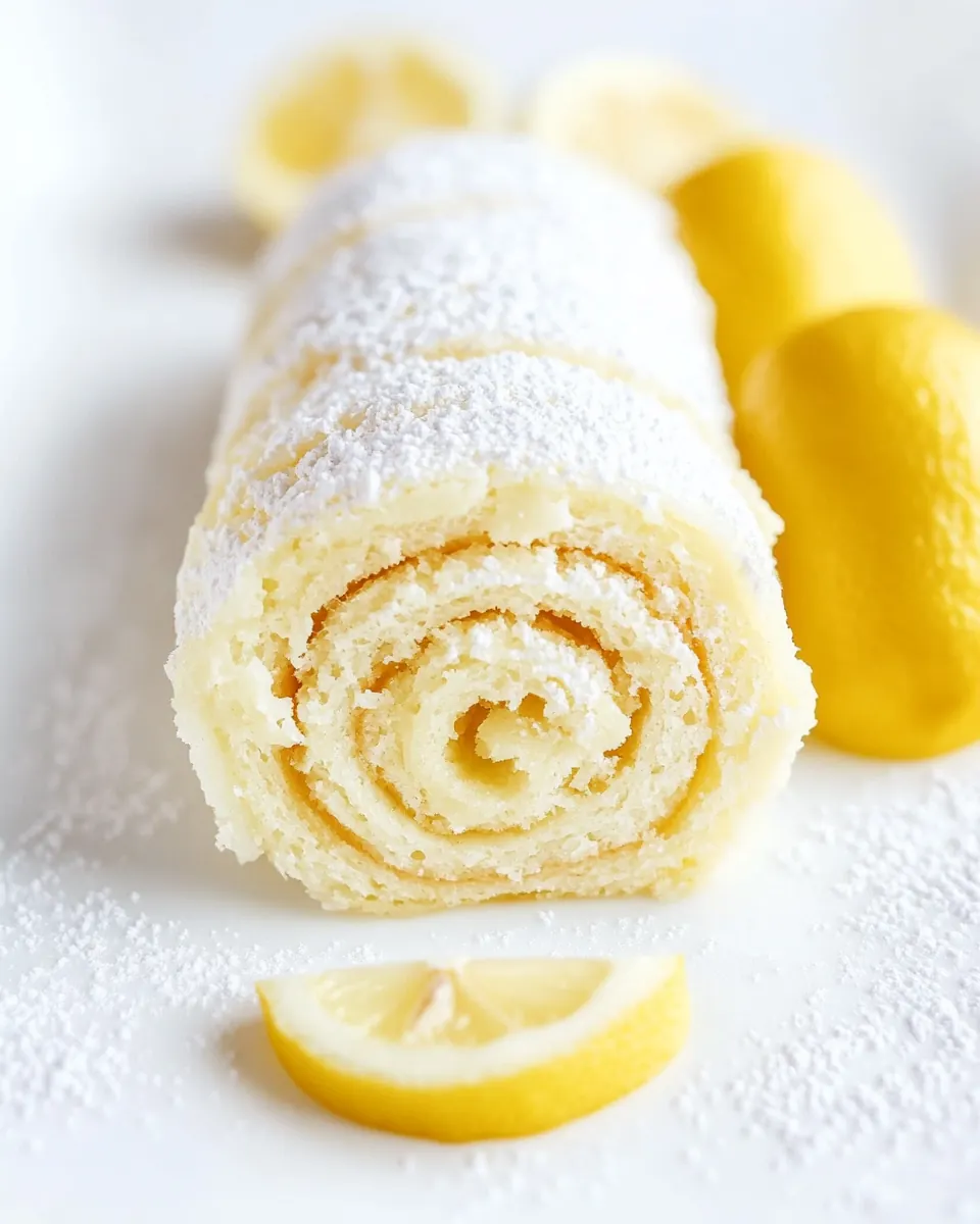 Lemon Swiss Roll