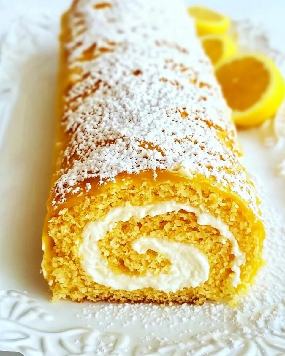 Lemon Swiss Roll