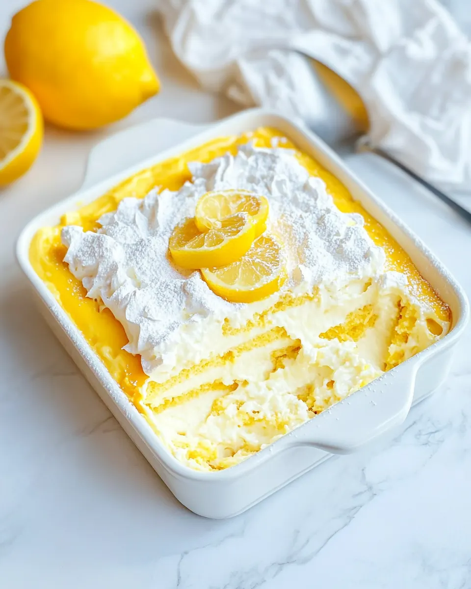 Lemon Tiramisu