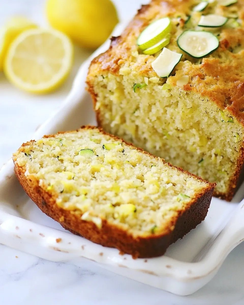 Lemon Zucchini Bread