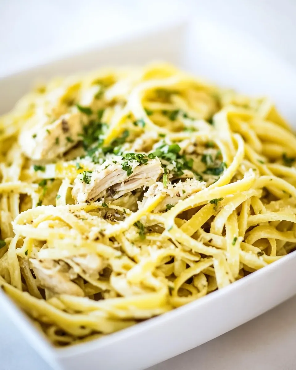 Lemon and Basil Chicken Pasta