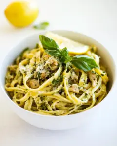 Lemon and Basil Chicken Pasta
