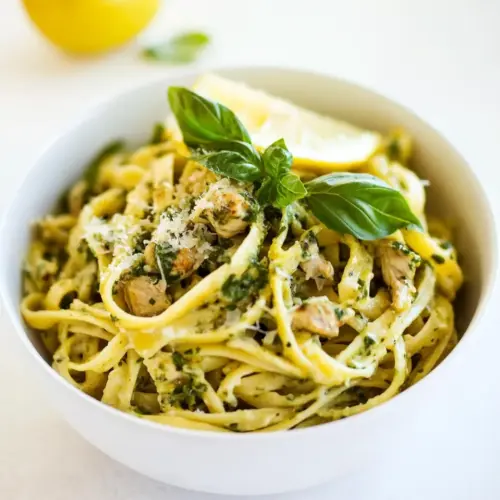 Lemon and Basil Chicken Pasta