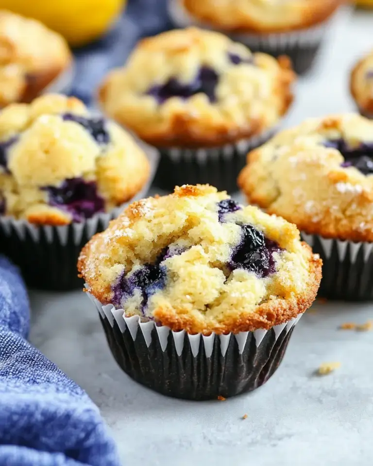 Lemon and Blueberry Jumbo Muffins