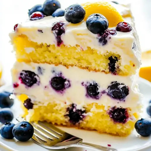 Lemon berry Cake