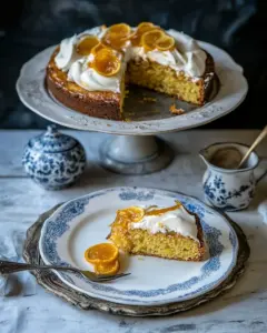 Lemon Marmalade Polenta Cake