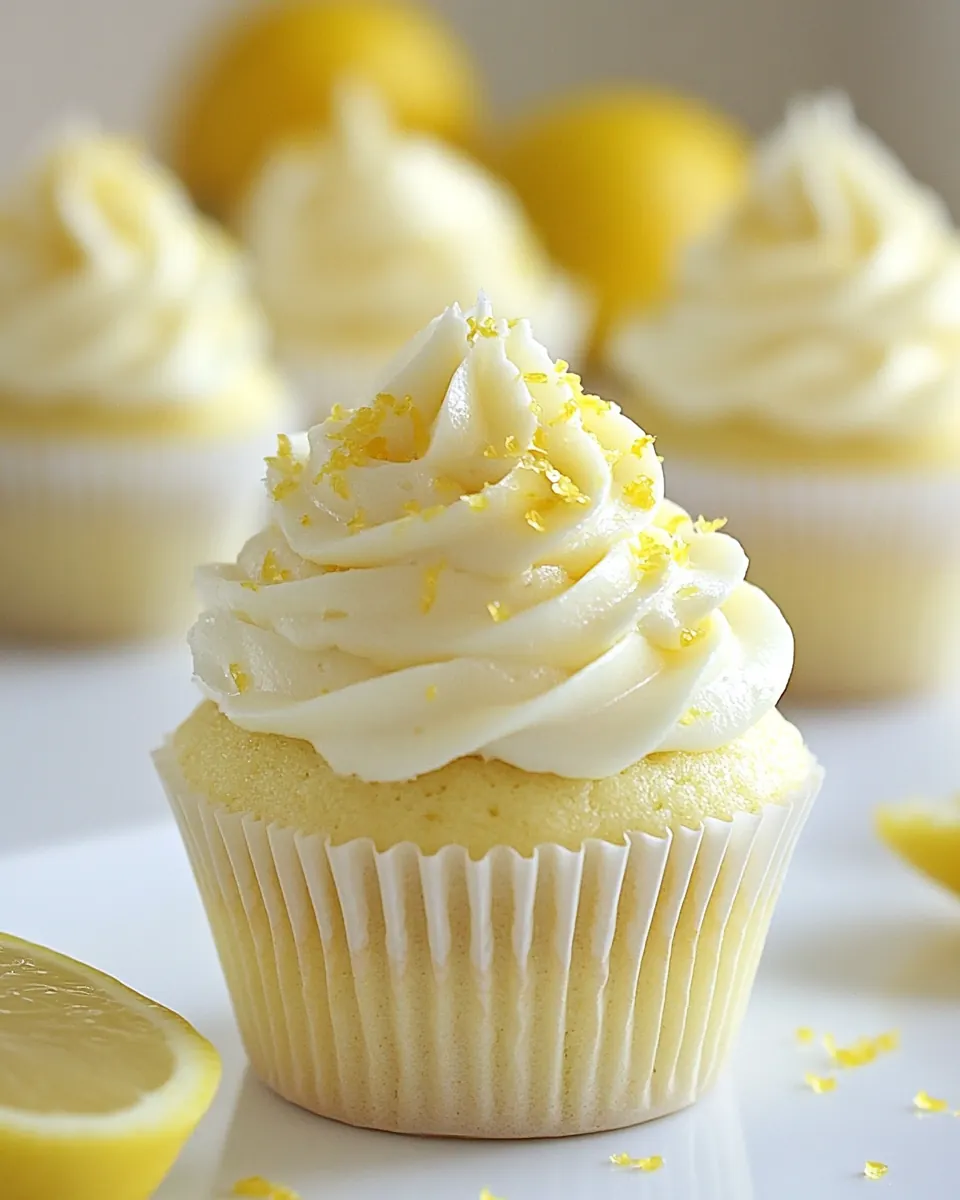 Light and Lovely Lemon Cupcakes
