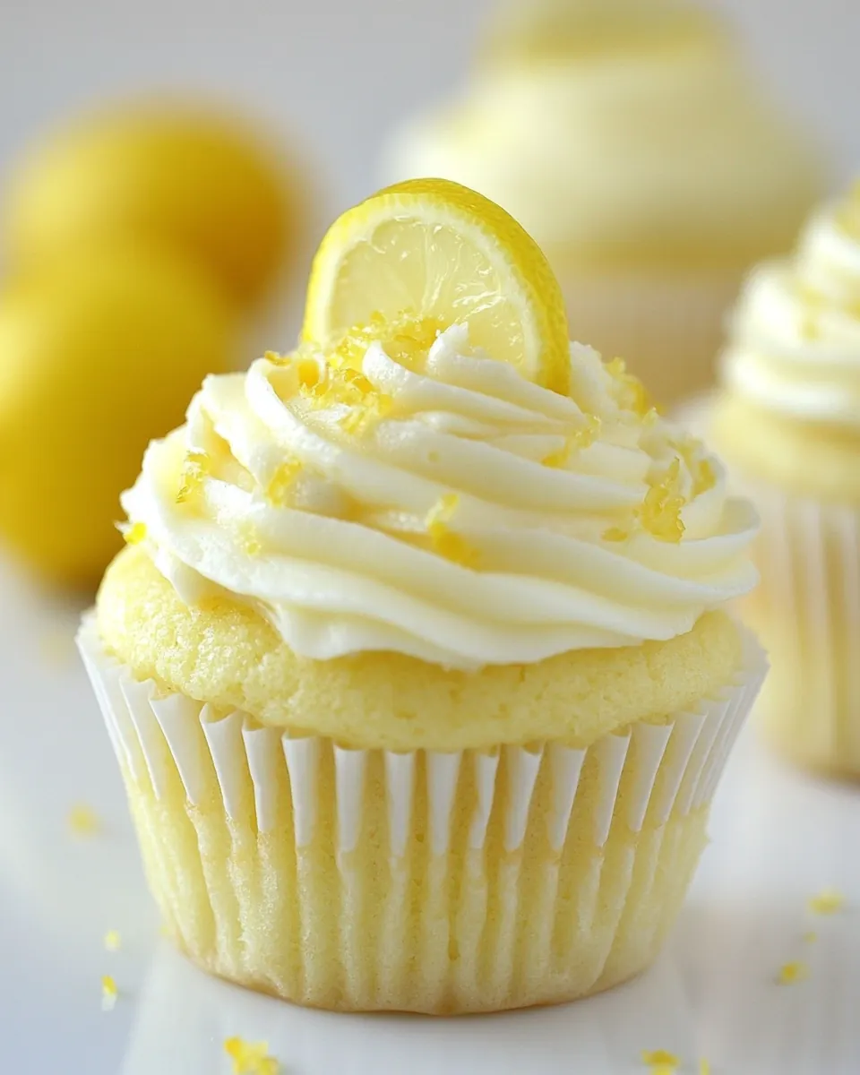 Light and Lovely Lemon Cupcakes
