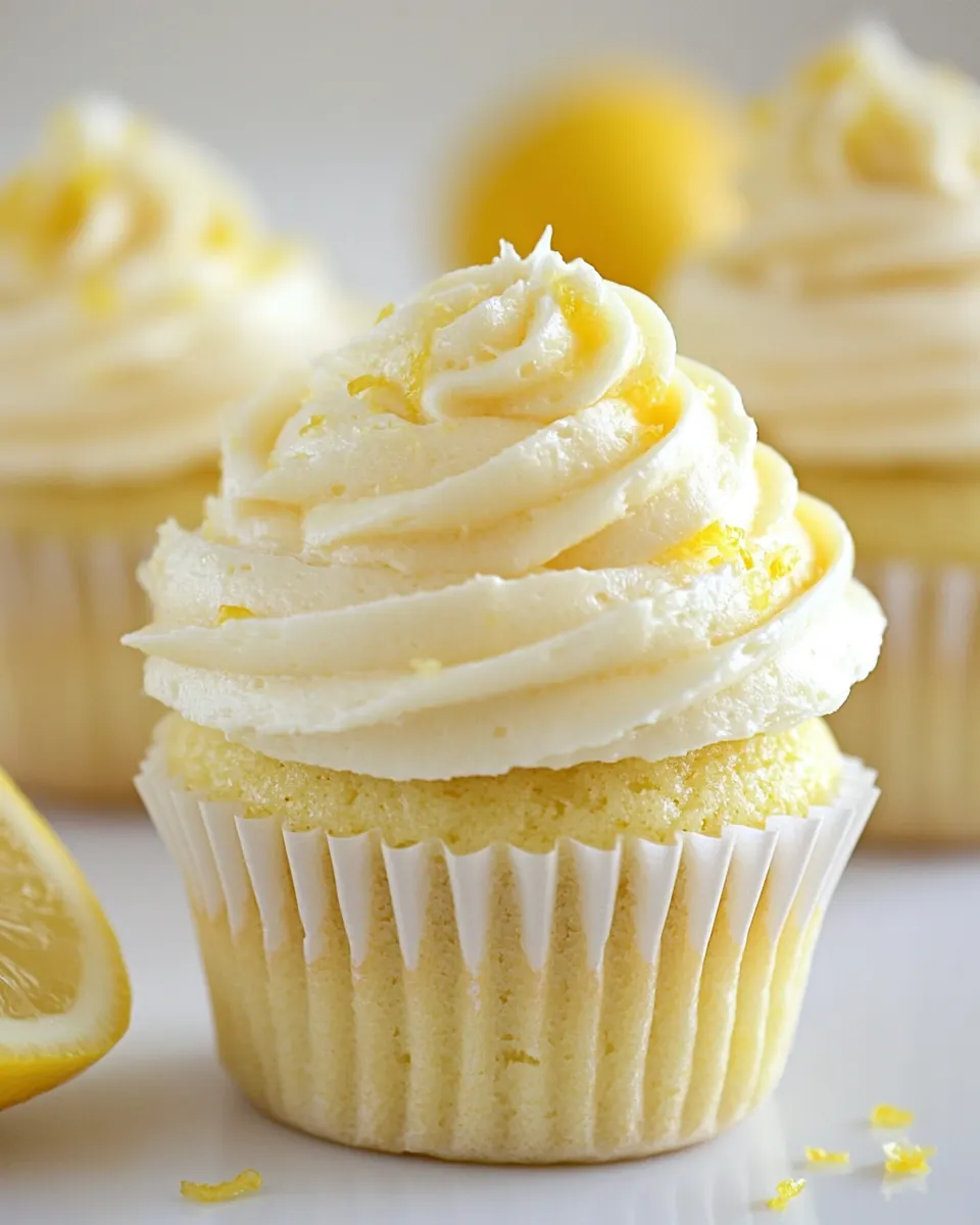 Light and Lovely Lemon Cupcakes