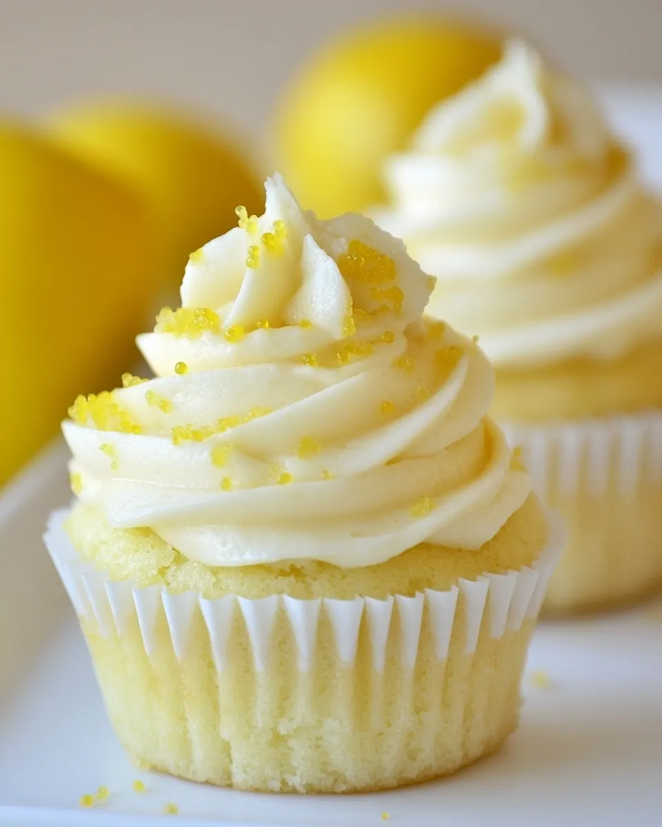 Light and Lovely Lemon Cupcakes