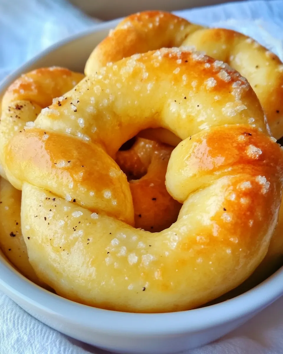 Lightened Up Soft Pretzels