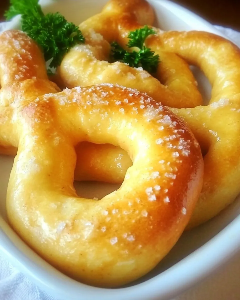 Lightened Up Soft Pretzels