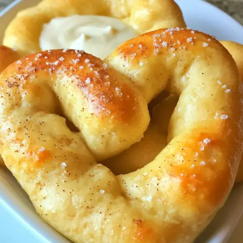 Lightened Up Soft Pretzels