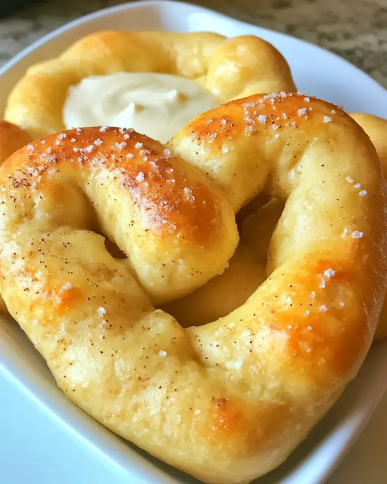 Lightened Up Soft Pretzels