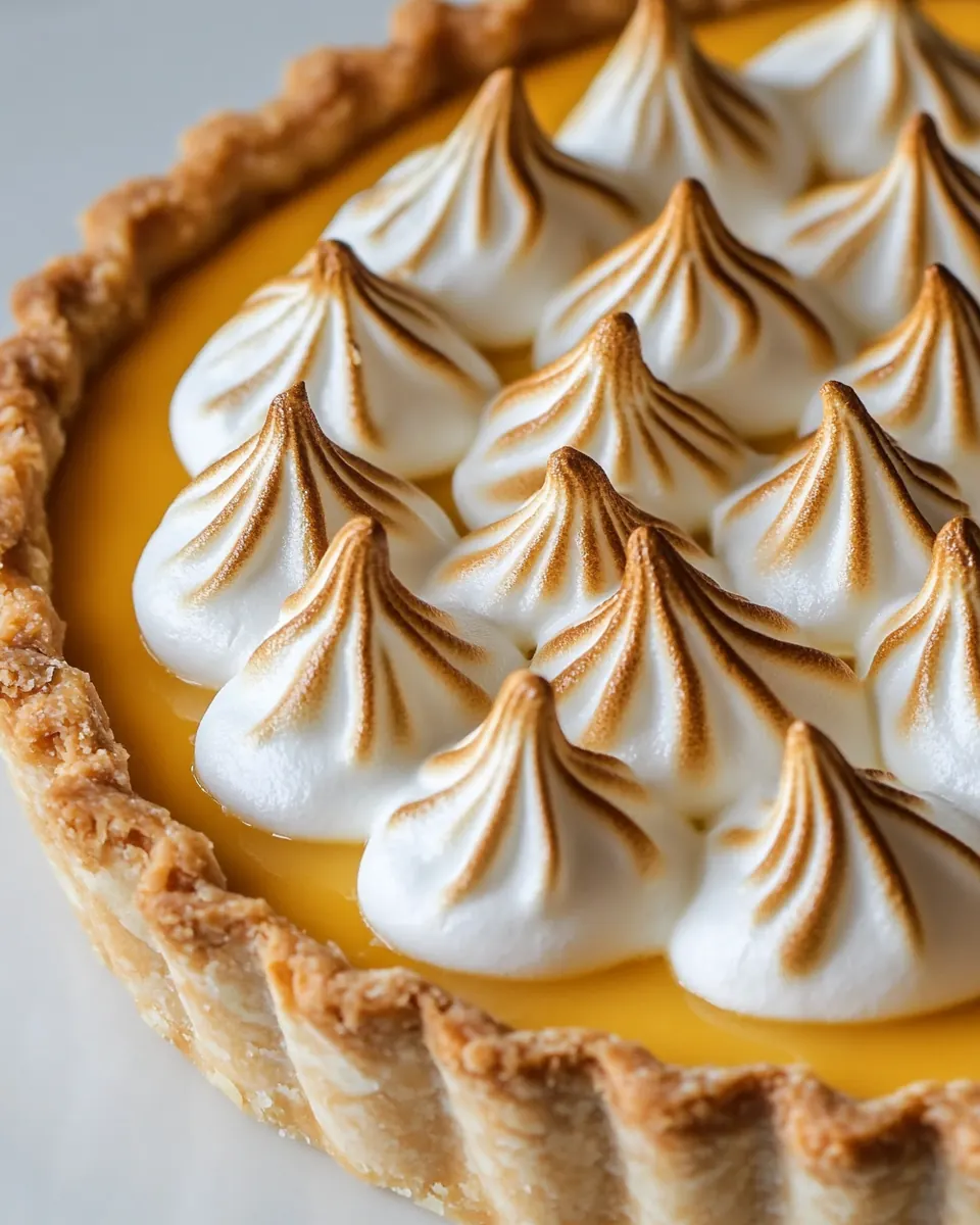 Lime Meringue Tart