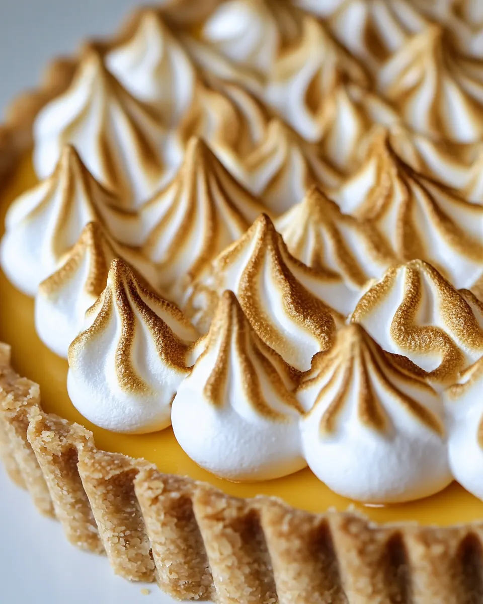 Lime Meringue Tart