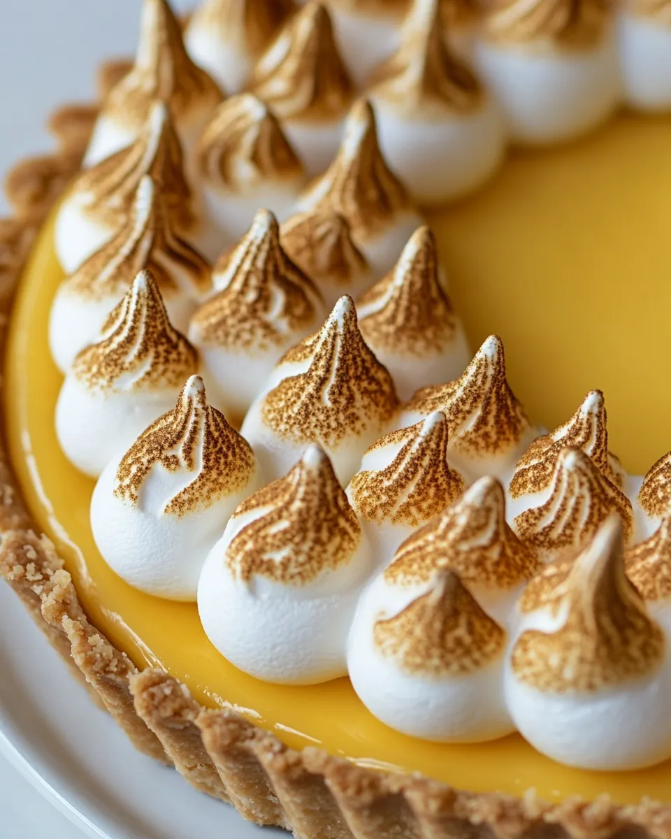 Lime Meringue Tart