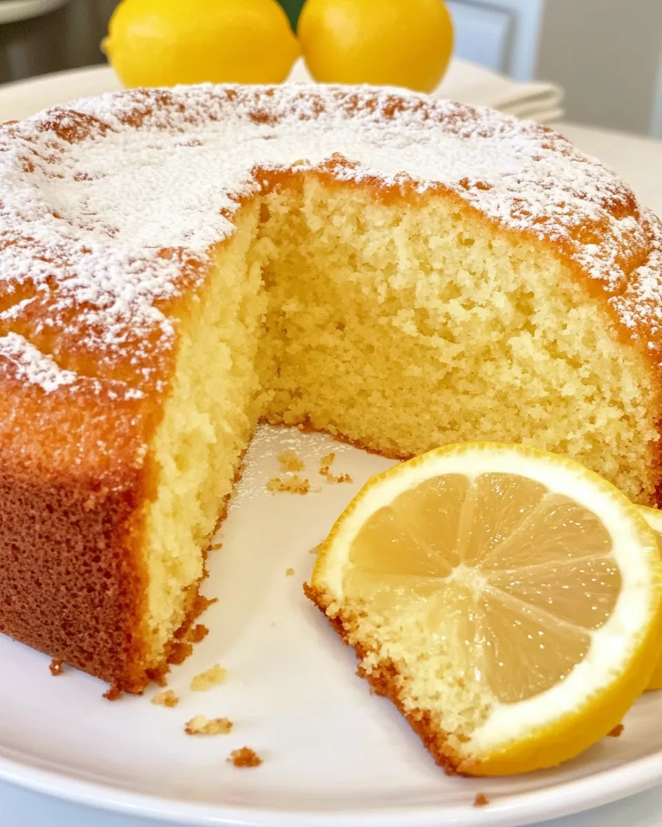 Limoncello Cake