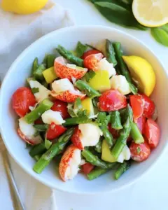 Lobster Asparagus Chopped Salad