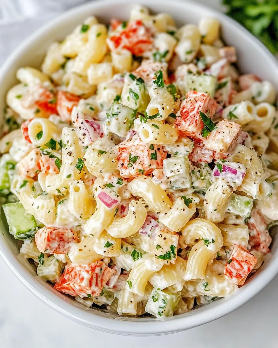 Lobster Roll Pasta Salad