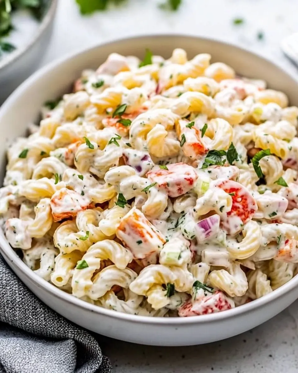 Lobster Roll Pasta Salad