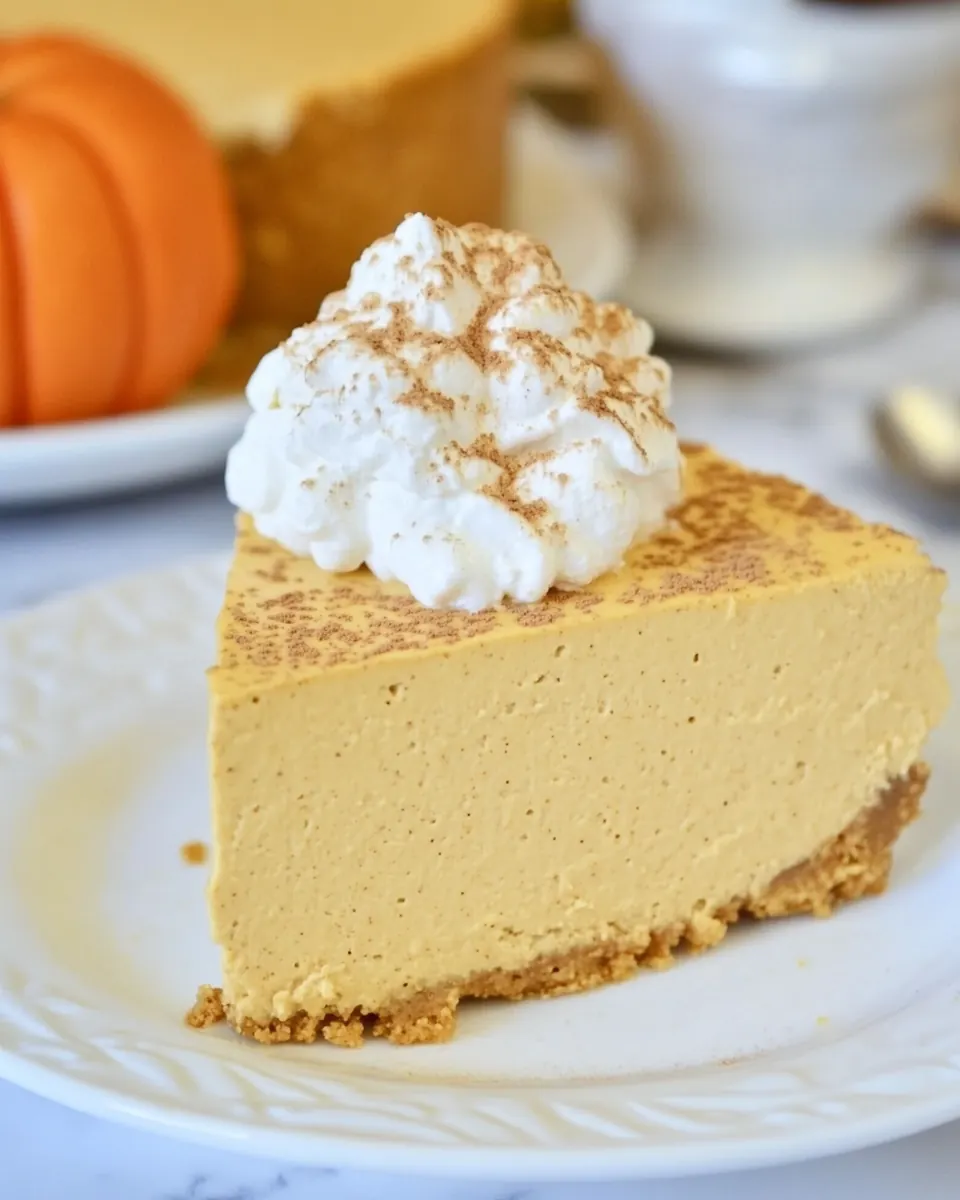 Low Carb Pumpkin Cheesecake