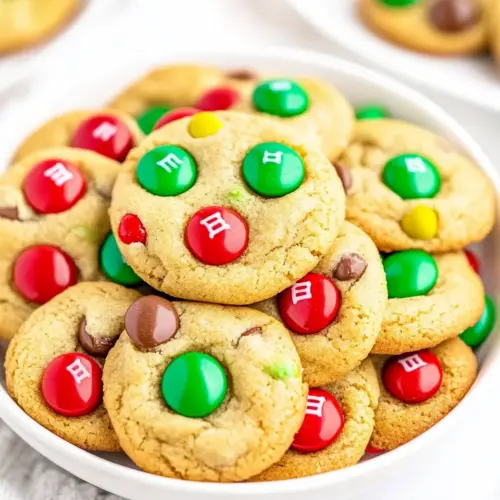 M&M Christmas Cookies