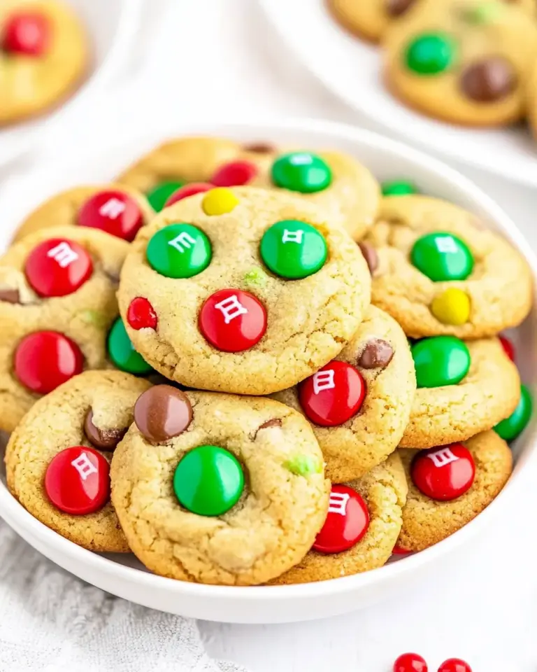 M&M Christmas Cookies