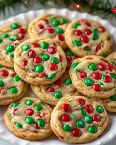 M&M Christmas Cookies Recipe