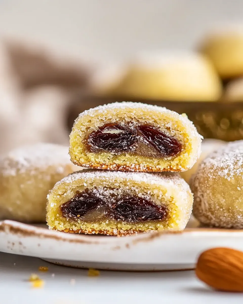 Maamoul Date Nut Cookies