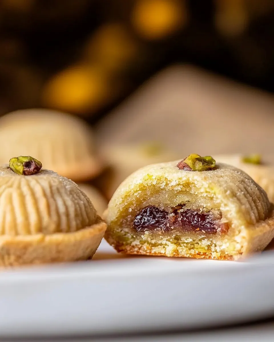 Maamoul Date Nut Cookies