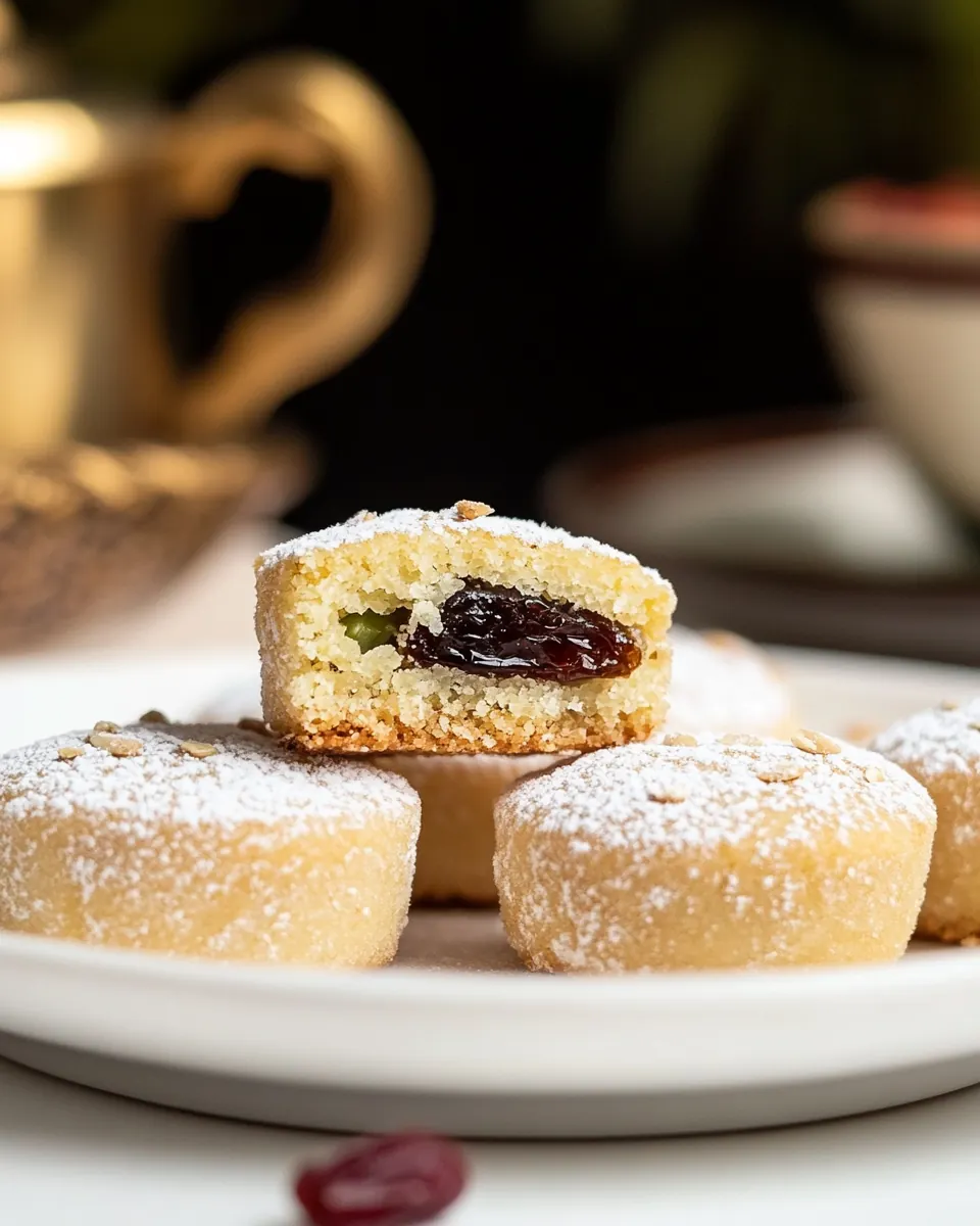 Maamoul Date Nut Cookies