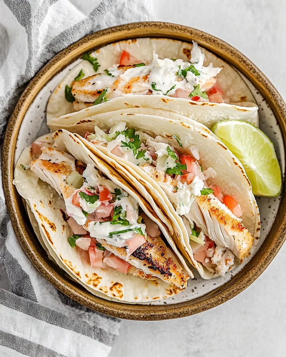 Mahi Mahi Fish Tacos
