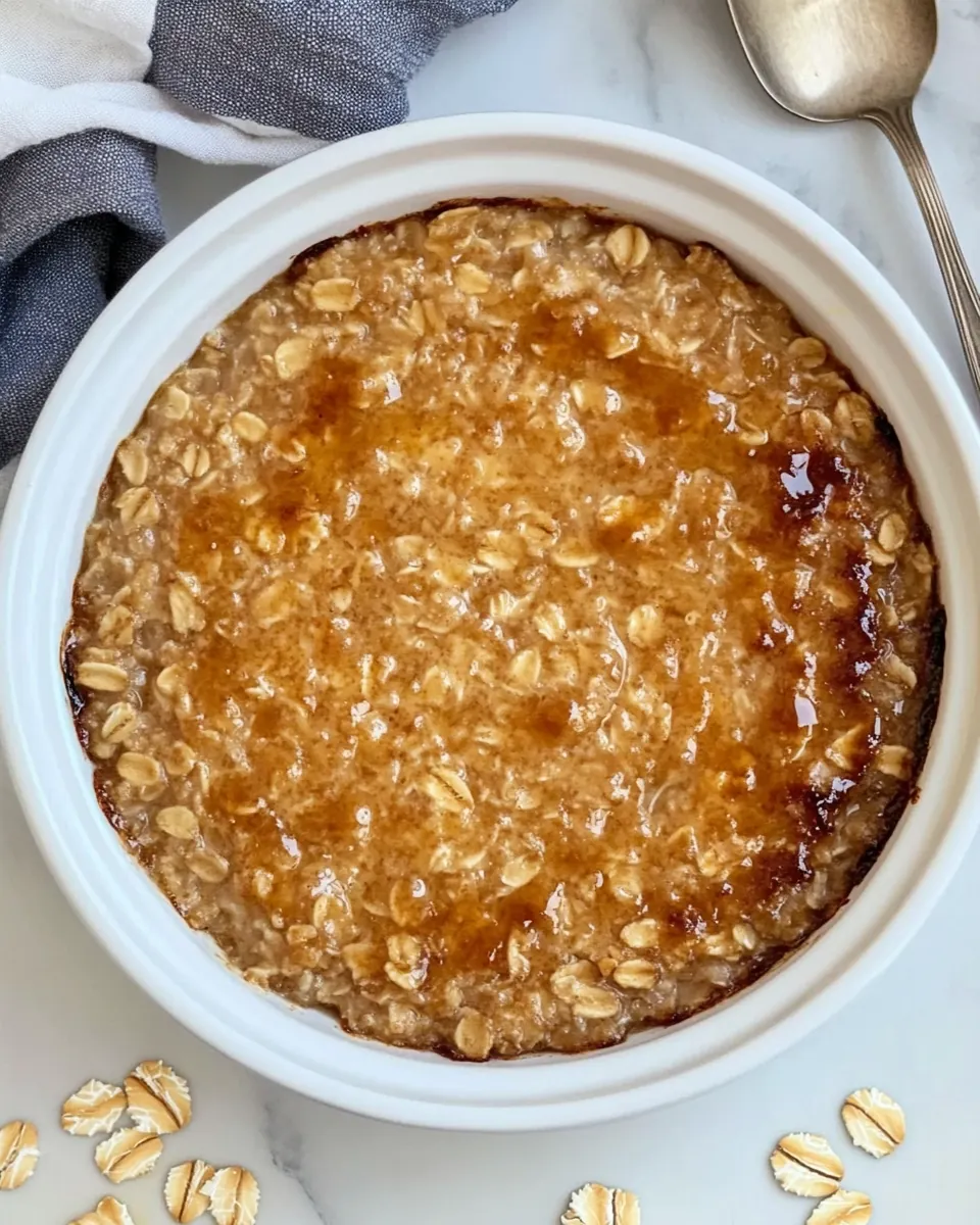 Make Ahead Buttery Baked Oatmeal