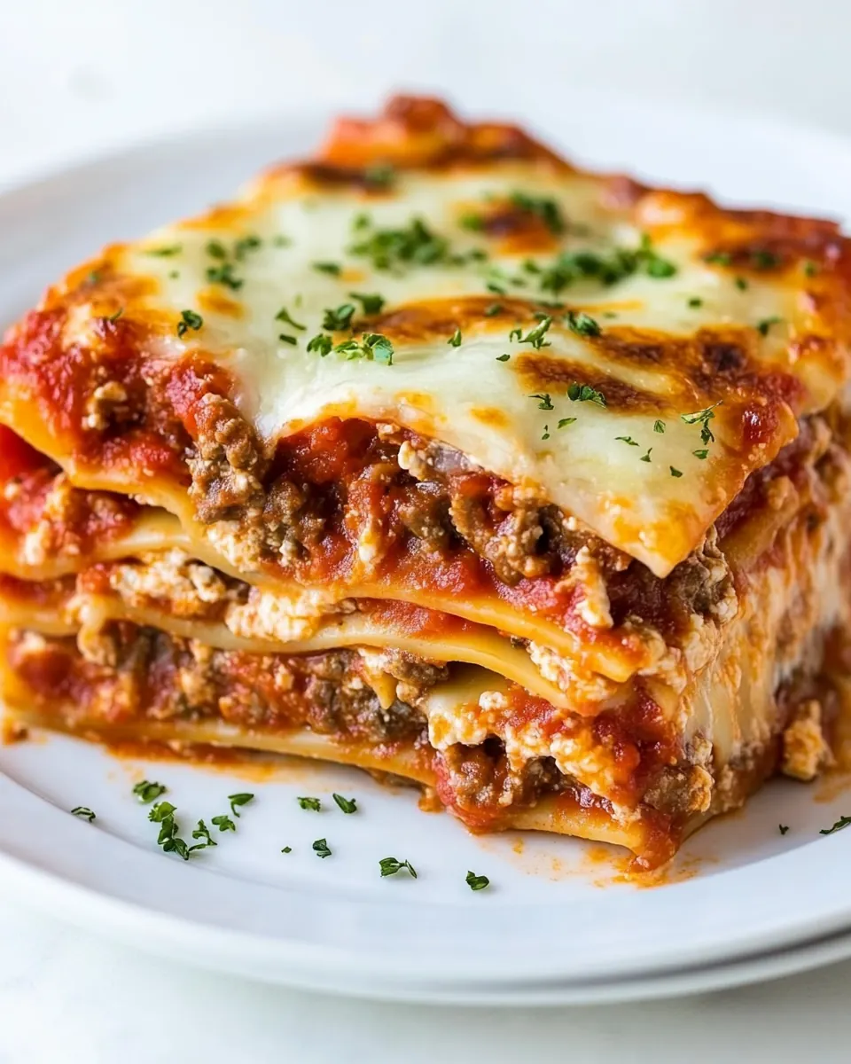 Make Ahead Lasagna