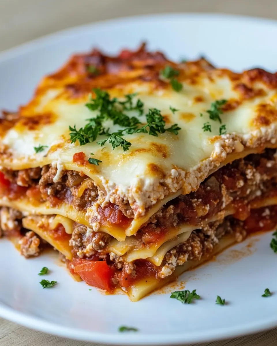 Make Ahead Lasagna