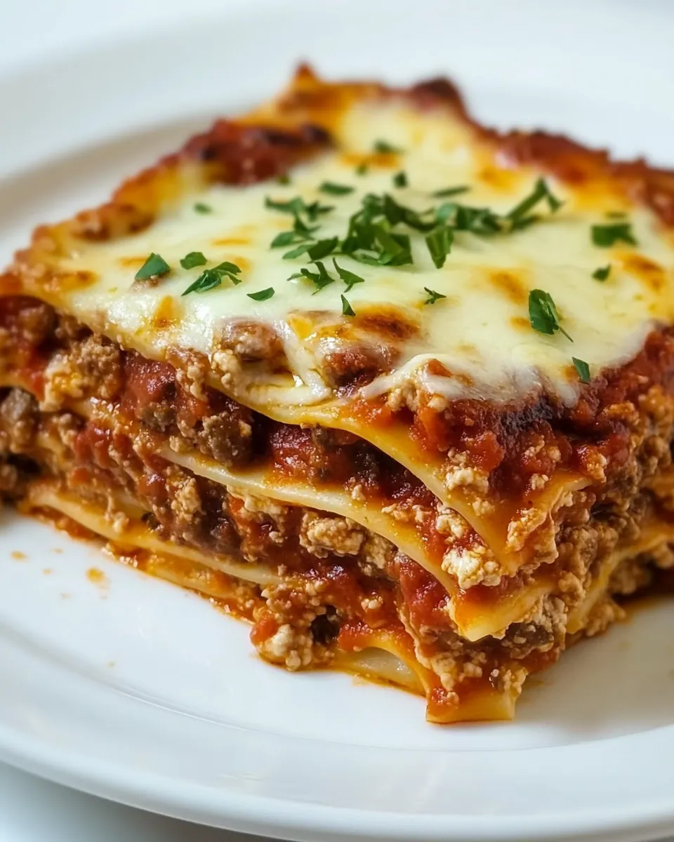 Make Ahead Lasagna