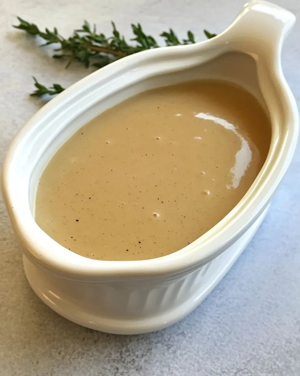 Make Ahead Turkey Gravy