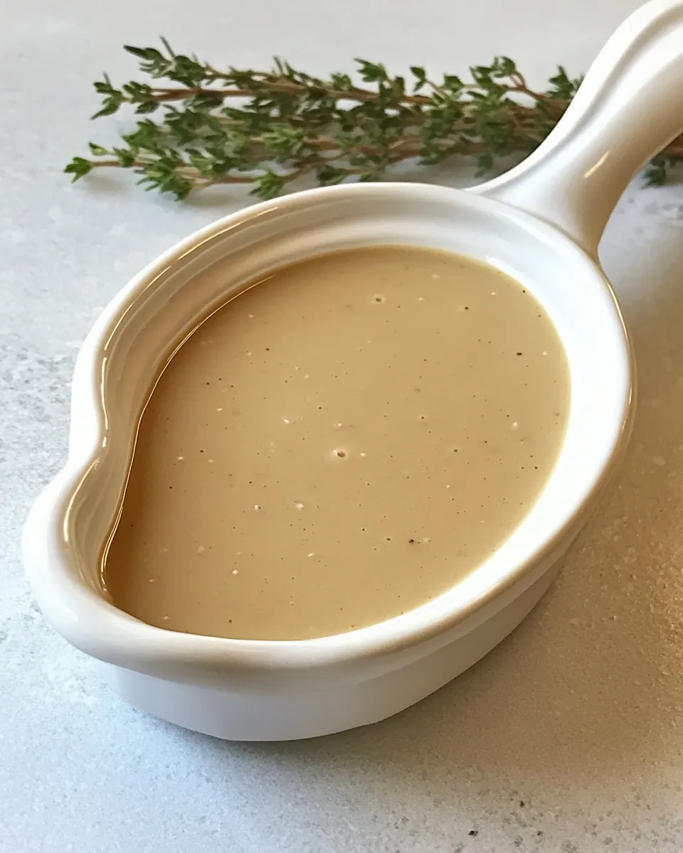 Make Ahead Turkey Gravy