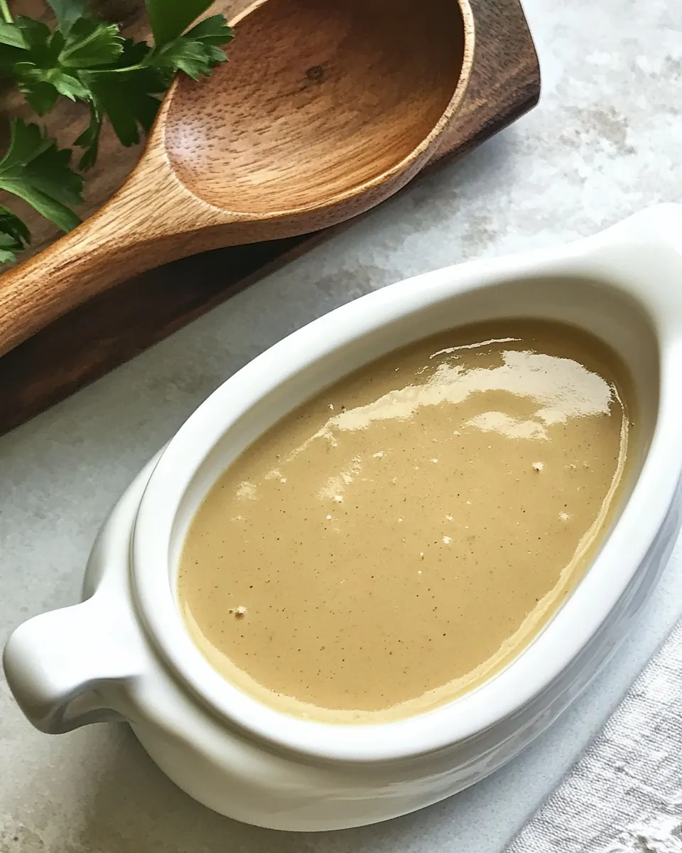 Make Ahead Turkey Gravy