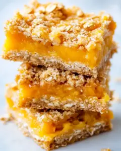 Mango Oatmeal Crumble Bars