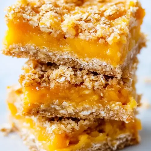 Mango Oatmeal Crumble Bars