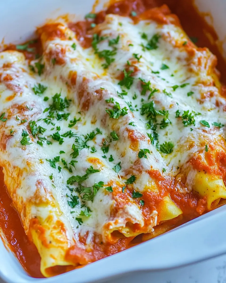 Manicotti Recipe