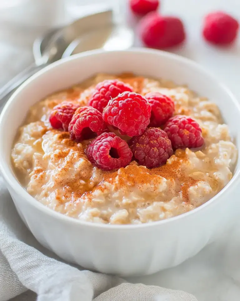Maple Cinnamon Oatmeal Recipe
